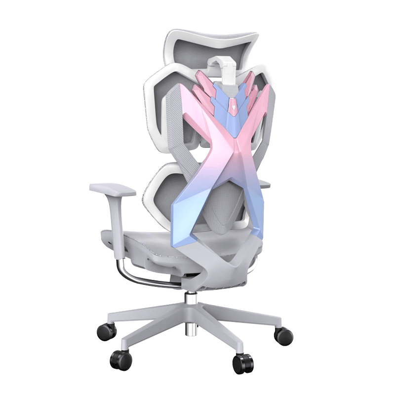 美结合——骁骑独角兽女生电竞椅ky开元棋牌尽享游戏与工作的完(图1)